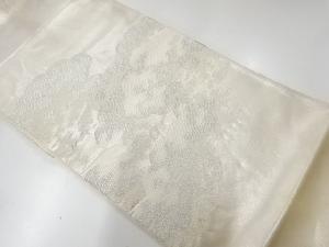アンティーク　引箔雲模様織出し袋帯（材料）